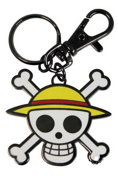 Porta-Chaves ONE PIECE Skull Luff Metal