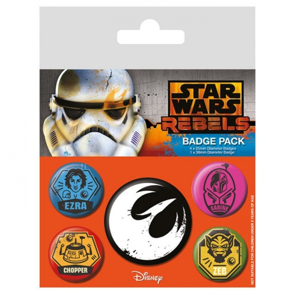 Pins STAR WARS Rebels Badge Pack (5 pins)