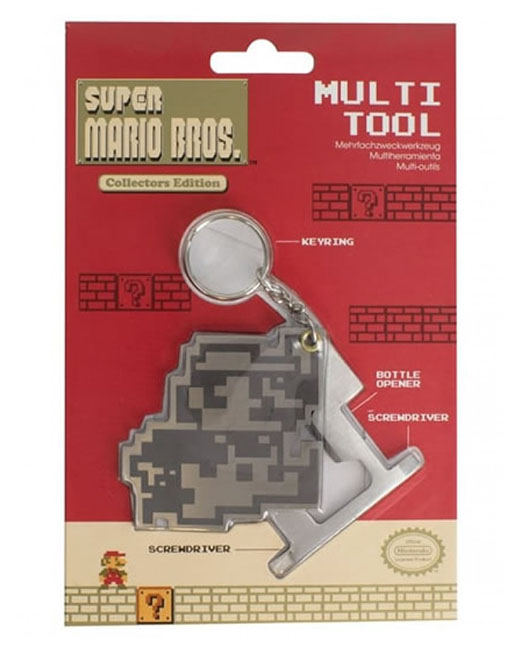Porta-Chaves NINTENDO Super Marios Bros. Multi-Tool Metal
