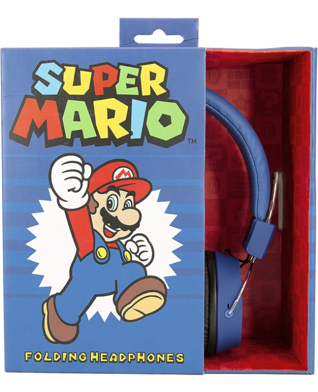 Auscultadores Gaming Com Fios Junior - Super Mario Premium (Multiplataforma)