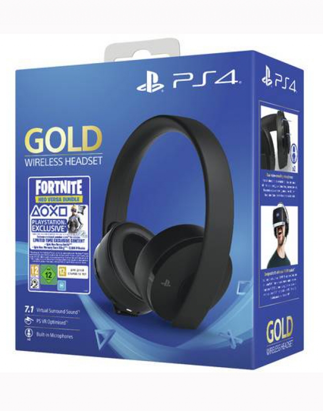 AUSCULTADORES GAMING SONY WIRELESS GOLD  HEADSET 7.1