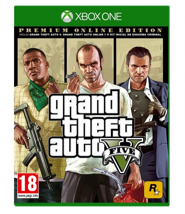 GRAND THEFT AUTO V Premium Online Edition (EM PORTUGUÊS) XBOX ONE