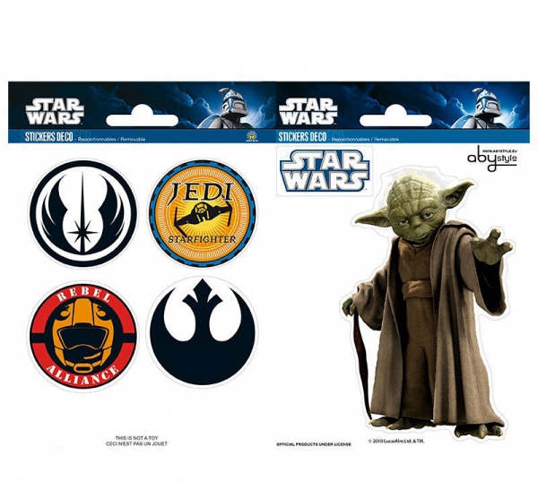 Autocolantes STAR WARS Yoda / Symboles
