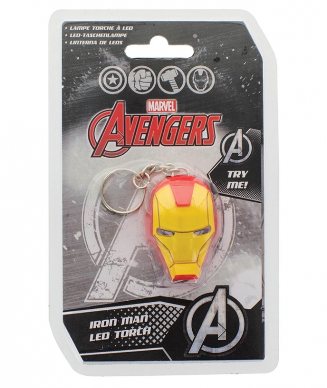 Porta-Chaves MARVEL Iron Man LED Torch (Com Luz)