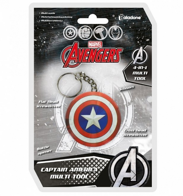 Porta-Chaves MARVEL Captain America Multi Tool