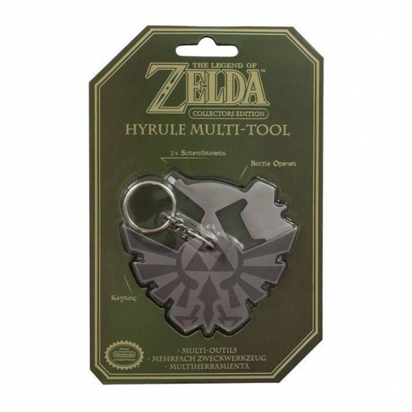 Porta-Chaves NINTENDO The Legend of Zelda Hyrule Wingcrest Logo Multi-Tool Metal