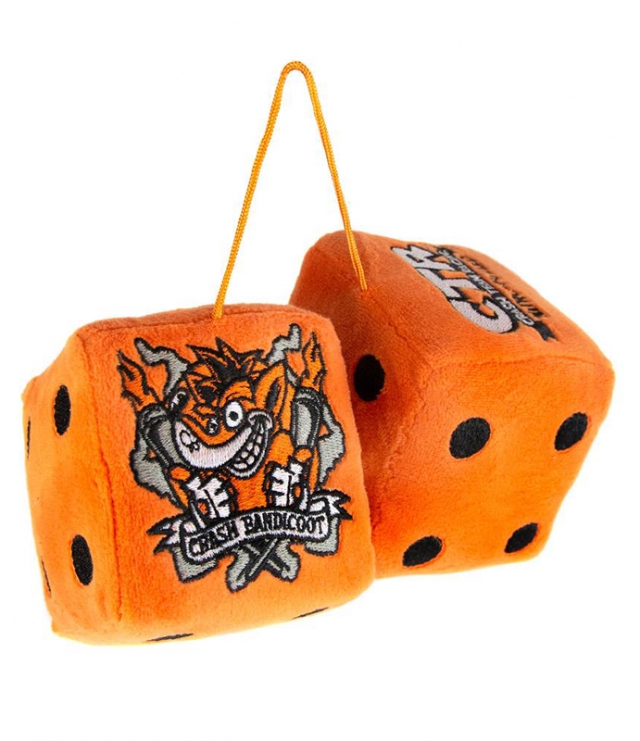 DADOS FELPUDOS CRASH TEAM RACING