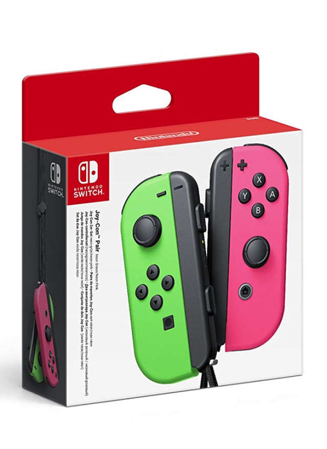 COMANDOS JOY-CON Verde/Rosa Neon Nintendo Switch
