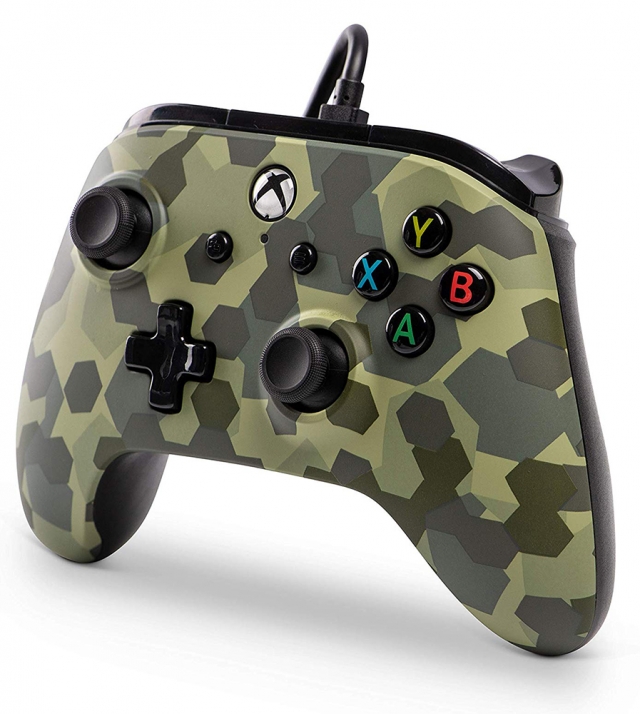 Comando PowerA Enhanced Com Fios Spider Deep Jungle Camo PC | XBOX ONE ...