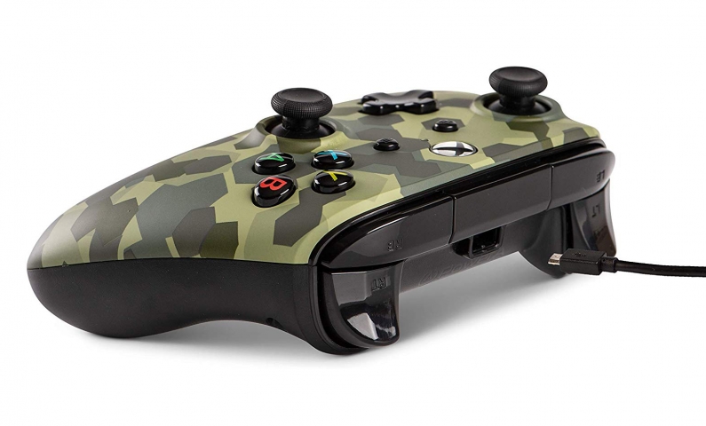 Comando PowerA Enhanced Com Fios Spider Deep Jungle Camo PC | XBOX ONE ...