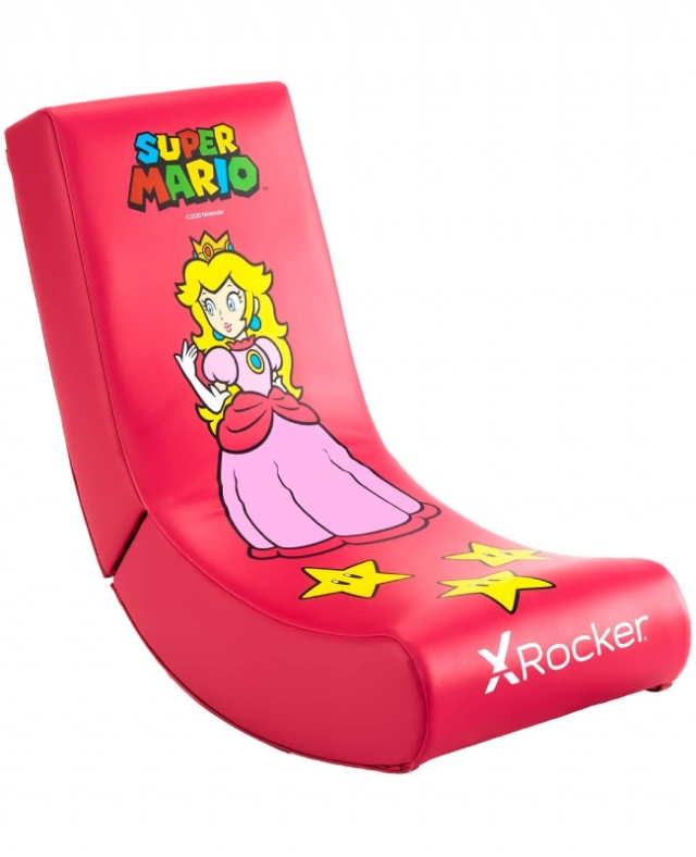Cadeira X-Rocker Super Mario Al-Star Collection Princess Peach Junior (Portes Grátis)