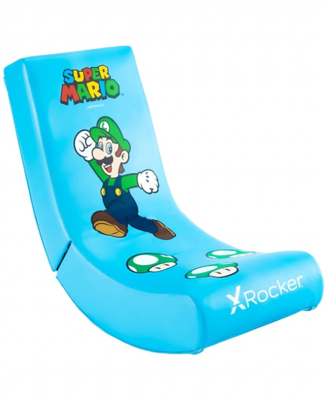Cadeira X-Rocker Super Mario All-Star Collection Luigi Junior (Portes Grátis)