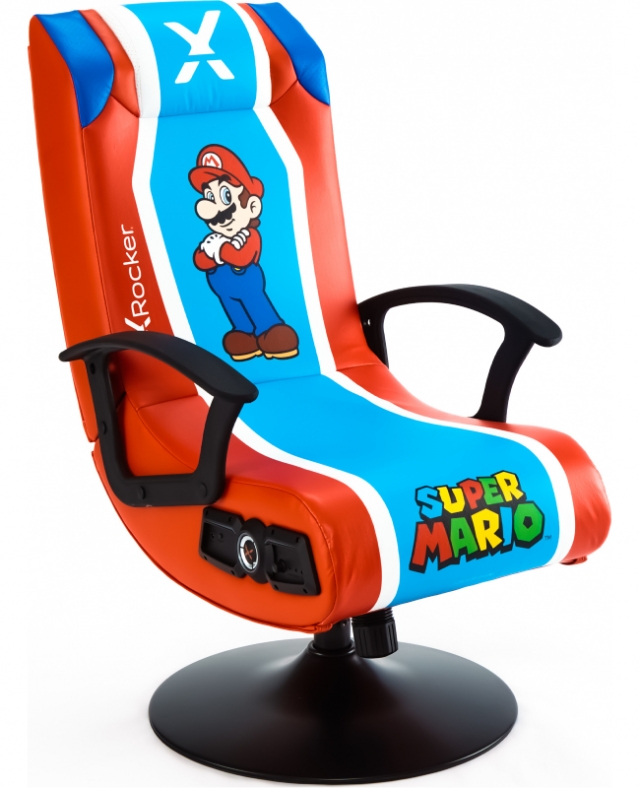 Cadeira X-Rocker Super Mario 2.1 Audio Junior (Portes Grátis)