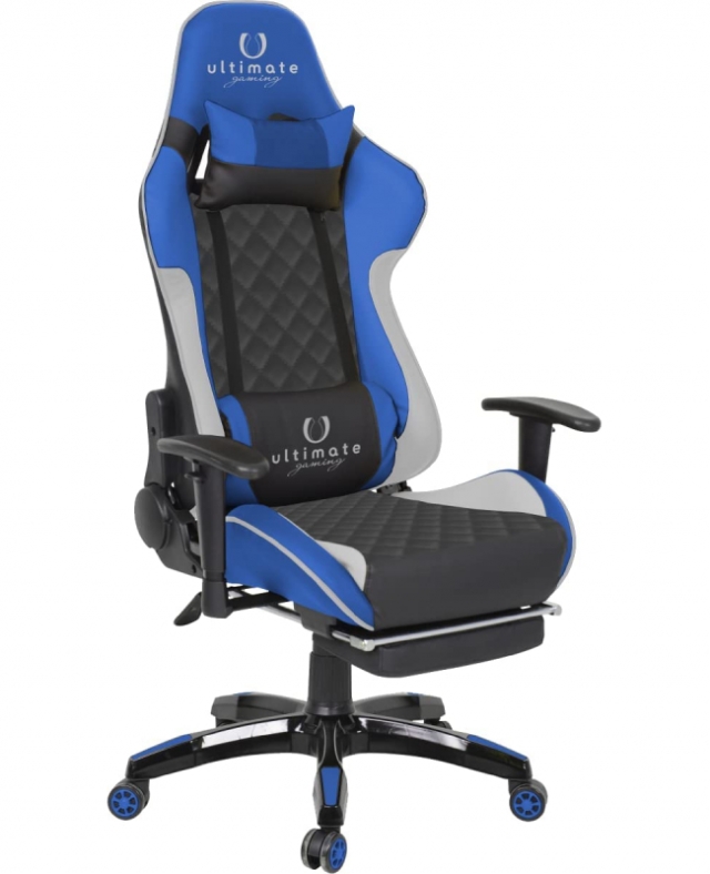 Cadeira Orion Azul/Preto/Branco (Portes Grátis)