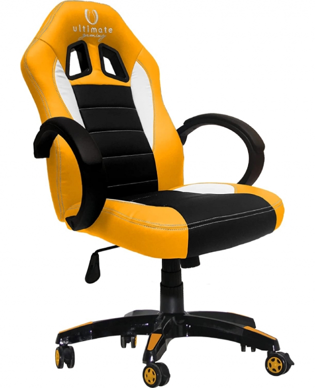 Cadeira Taurus Amarelo/Preto/Branco