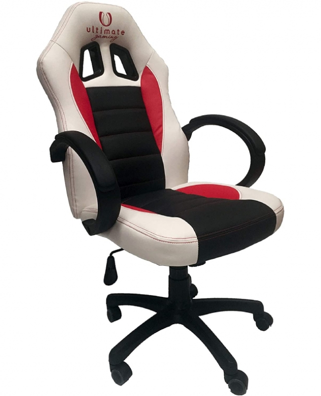 Cadeira Taurus Branco/Preto/Vermelho (Portes Grátis)