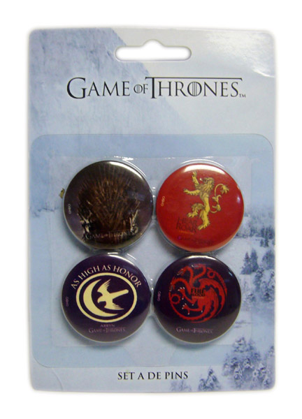 Pins GAME OF THRONES Set A (4 Pins)