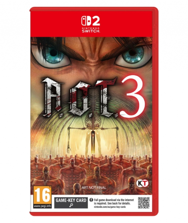 ATTACK ON TITAN 3 Steelbook Launch Edition Switch 2