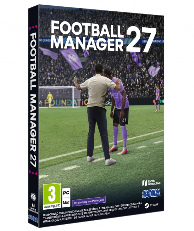 FOOTBALL MANAGER 27 (Código na Caixa) PC | Mac